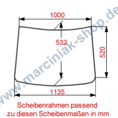 Fritzmeier Gummiprofilrahmen passend für Verdecke M201-M211-M215-M315