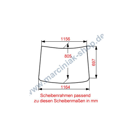 Fritzmeier Gummiprofilrahmen passend für Verdecke M701-M711-M703-M771-M271