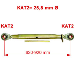 Oberlenker Standard Kat.2 M30x3,5 620-920 mm Hülse...