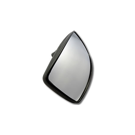 Panoramaspiegel Kunststoff schwarz mit 15-18 mm Klemmschelle
