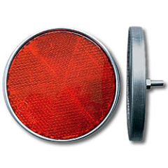 Reflektor rot im Metallgehäuse mit Schraube M5 und...