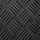 Matte Riffel 1 m x 1,40 m schwarz Material: Gummi NK/SBR, Stärke 3,0mm